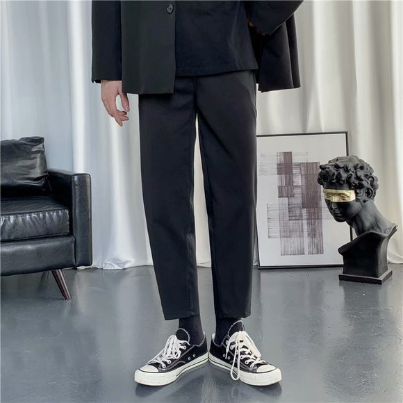 Pantalones Casuales Rectos Holgados para Hombre