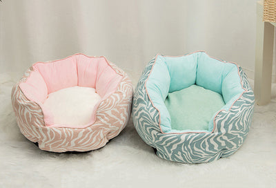 Cama Térmica Octagonal para Mascotas con Lana y Colchoneta Removible - Image 21