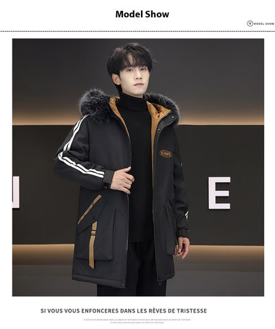 Chaqueta de Invierno para Hombre con Forro Polar y Capucha - Image 9
