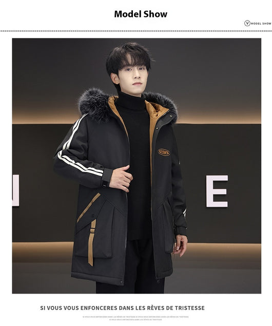 Chaqueta de Invierno para Hombre con Forro Polar y Capucha - Image 9