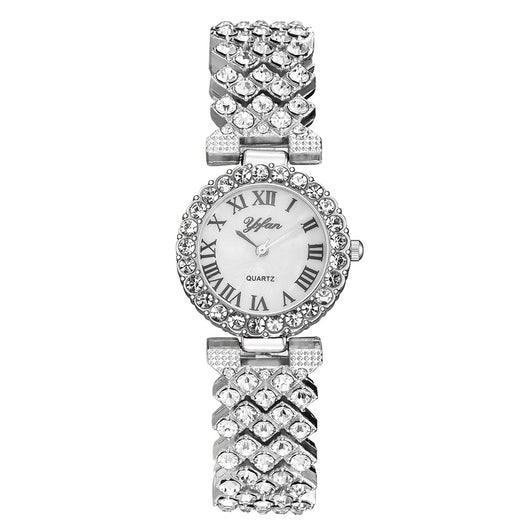 Reloj de Mujer Diamantes Escala Romana Elegancia Clásica - Image 15