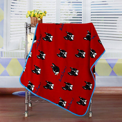 Manta Térmica de Franela Coral con Estampado - Ideal para Aire Acondicionado y Mascotas - Image 7