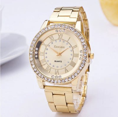 Reloj Deportivo de Acero Inoxidable con Malla de Diamantes - Image 7