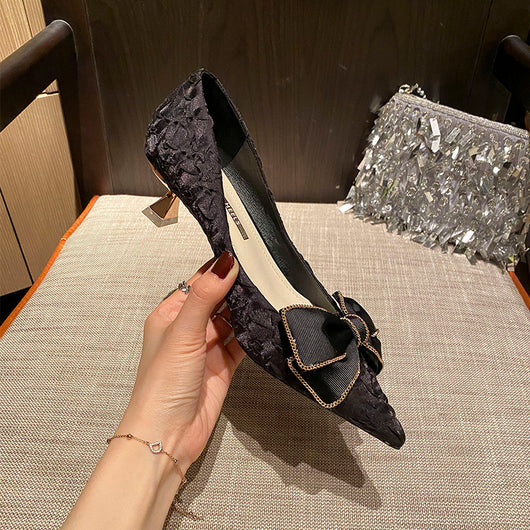 Zapatos Elegantes con Moño para Primavera y Otoño - Image 4