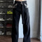 Jeans Hombre Corte Recto Americano Fit Suelto Efecto Adelgazante