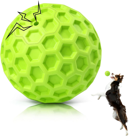 Pelota Masticable Indestructible para Perros Grandes - Juguete Interactivo Antiansied con Sonido - Image 3