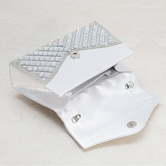 Bolso de Banquete Retro Europeo con Incrustaciones de Diamantes - Elegancia de Lujo - Image 11