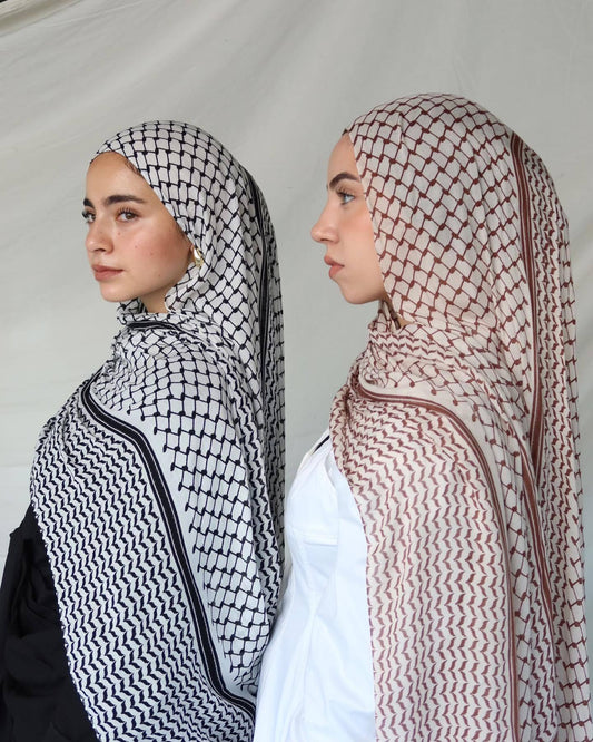 Turbante Turco de Gasa Estampada - Pañuelo Poliéster para la Cabeza - Image 2
