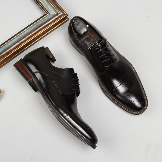 Zapatos de Novio Elegantes con Detalles Tallados en Cuero - Image 8