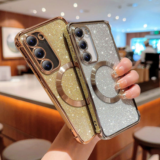 Funda Transparente con Plaquinado Magnético para Celular - Image 9