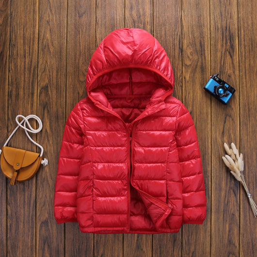 Abrigo Acolchado Infantil Ligero con Capucha - Chaqueta de Invierno en Algodón - Image 7