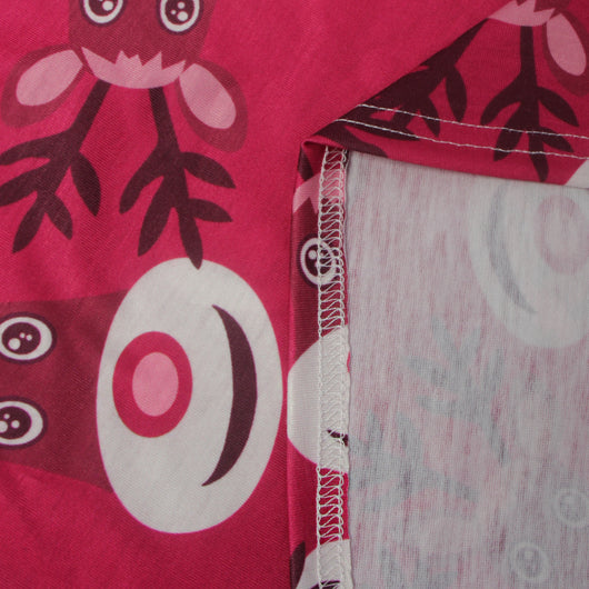Vestido Infantil Navideño con Estampado de Papá Noel Manga Larga - Image 18