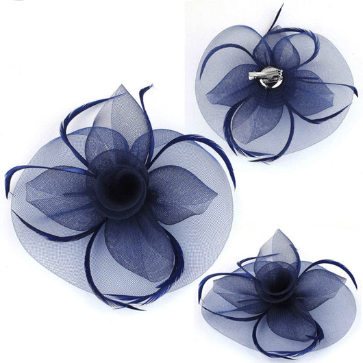Accesorios para el Cabello con Flores de Malla - Colección Nupcial y Escena - Image 10