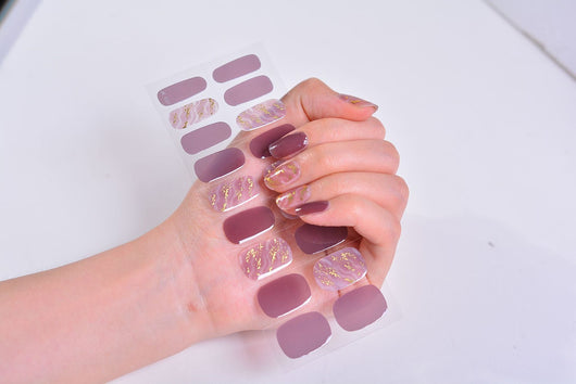 Pegatinas de Uñas en Gel 3D Efecto Bronce - Image 39