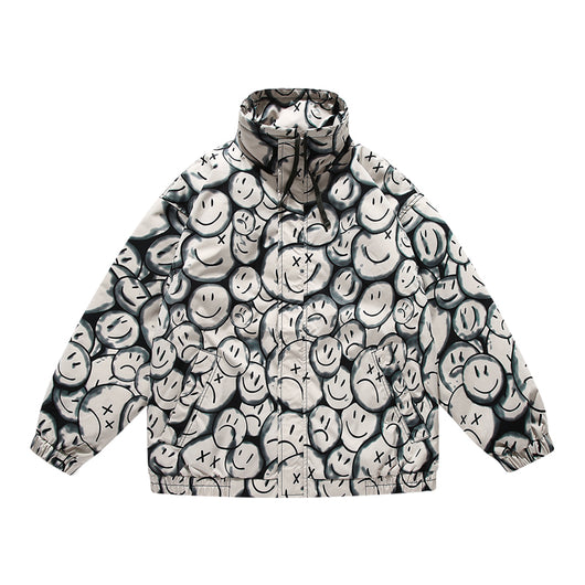 Chaqueta Tie Dye con Cuello Mao para Hombre - Image 26