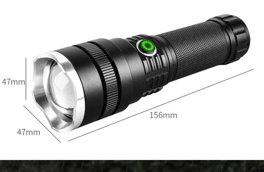 Linterna LED Recargable de Largo Alcance en Aluminio - Image 6