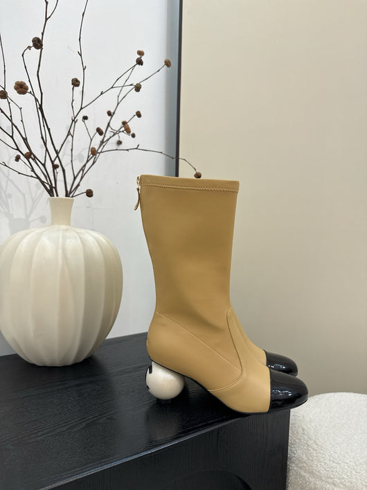 Botas Clásicas de Tacón Grueso para Otoño e Invierno - Image 12