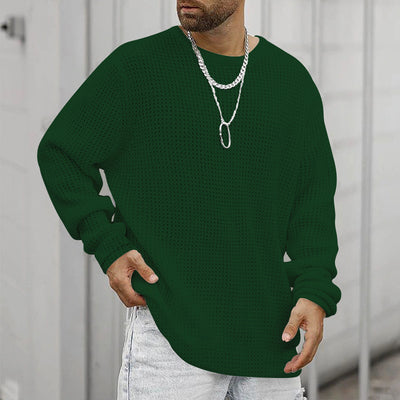 Sudadera Holgada Cuello Redondo Manga Larga para Hombre - Image 14