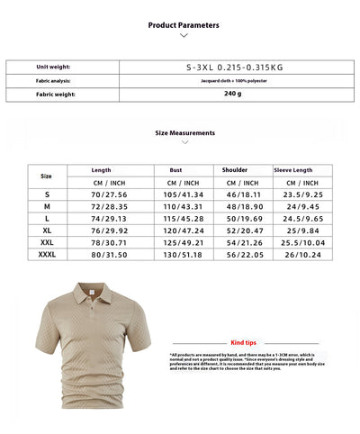 Saco Casual Delgado de Manga Corta para Hombre - Image 12