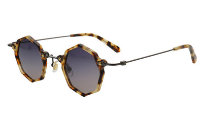 Gafas de Sol Polarizadas Geométricas Retro - Estilo Poligonal Vintage - Image 23