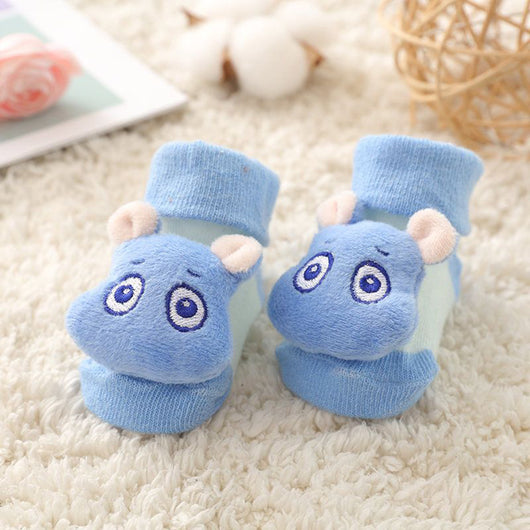 Calcetines Cálidos Antideslizantes para Bebés y Muñecas - Felpa Suave - Image 2