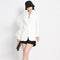 Chaqueta Mesh Suelta con Volantes - Estilo Casual Moderno