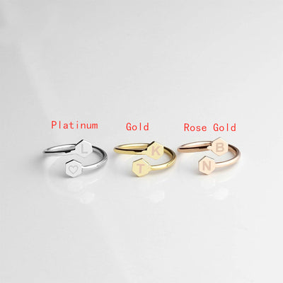 Anillo Hexagonal de Plata 925 Personalizado para Mujer - Image 6