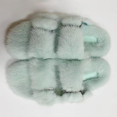 Pantuflas de Casa Verano Sólidas con Suela Gruesa y Doble Botonadura - Image 2