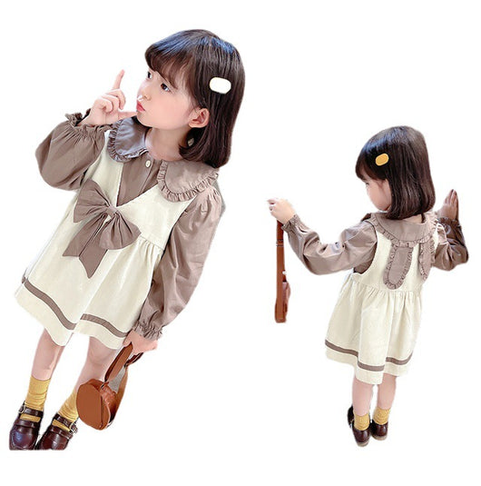 Conjunto Infantil Falda con Tirantes y Blusa Manga Larga Conejo - Image 11