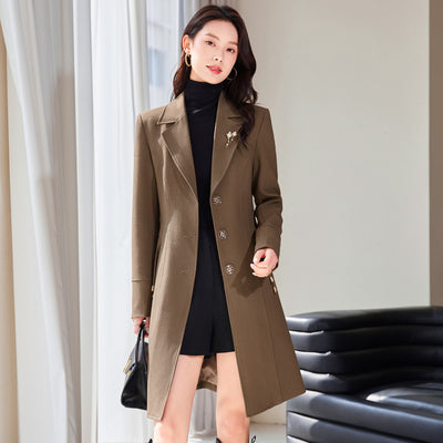 Gabardina Elegante para Mujer - Estilo Clásico y Sofisticado