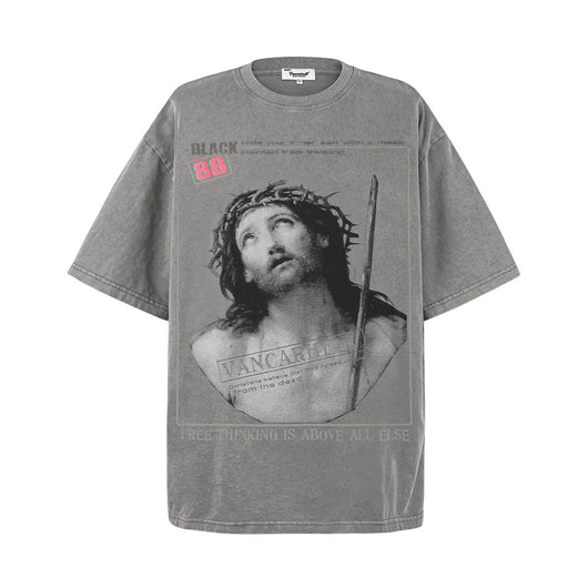 Camiseta Vintage con Estampado para Hombre - Image 12