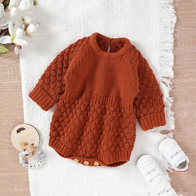 Body Triangular de Lana Tejida para Niños - Image 11