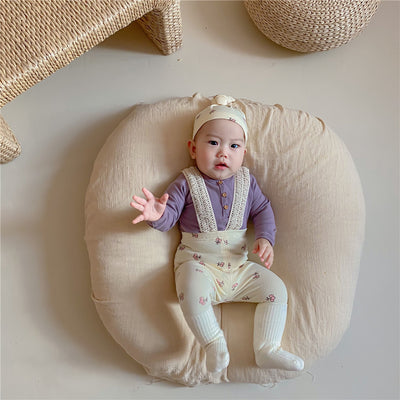 Overol de Encaje Elástico Azul Arándano - Image 2