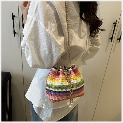Bolsa de Playa Diamond con Cadena - Bolso Bandolera y Hombro para Mujer - Image 12