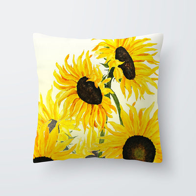 Funda de Almohada Hawaiana con Diseño Geométrico Amarillo - Image 14