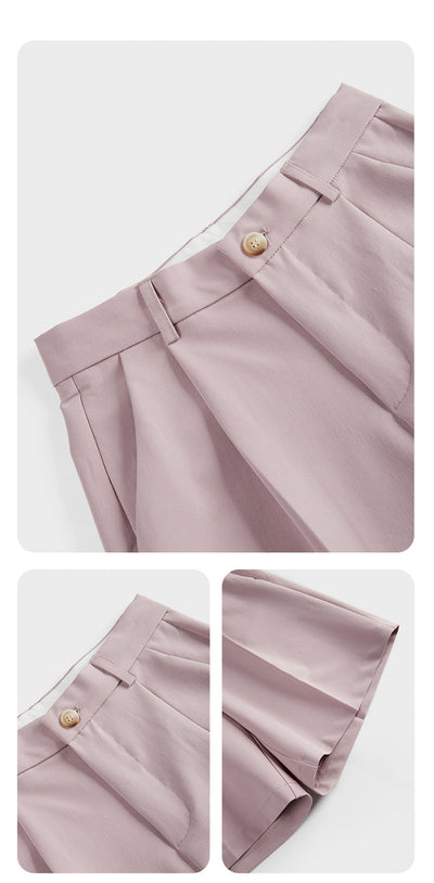 Shorts Casuales de Cintura Alta y Corte Slim para Mujer - Image 11