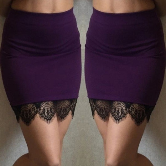 Falda Elegante de Encaje con Cierre Rápido - Image 8