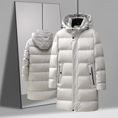Chamarra Acolchada de Invierno para Hombre, Corte Medio