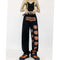 Overol Estampado Love Letter Unisex - Pantalón Recto Holgado