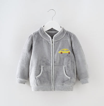 Abrigo Estilo Vaquero Franela para Niños - Image 19
