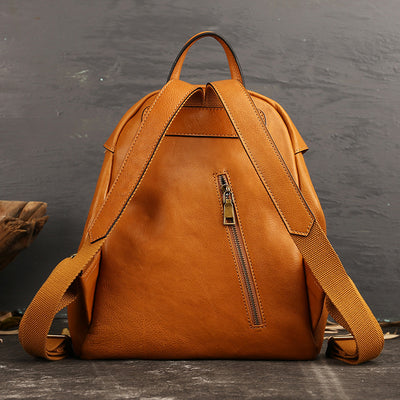 Mochila de Cuero Vintage para Mujer - Estilo Casual - Image 4