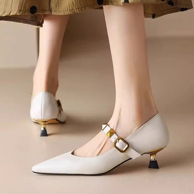 Tacones Stiletto Puntiagudos con Tachuelas - Image 7