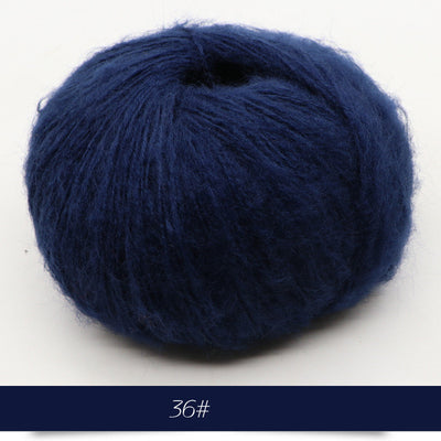 Suéter y chal de mohair para bebé con detalle de tejido - Image 38