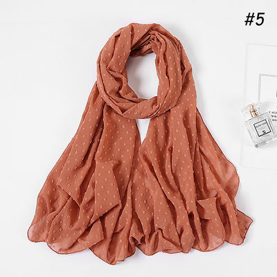 Pañuelo Chiffón Puro Color Perla para Mujer - Image 32