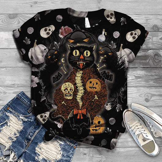 Camiseta Retro Halloween Unisex - Estilo Clásico para Él y Ella - Image 22