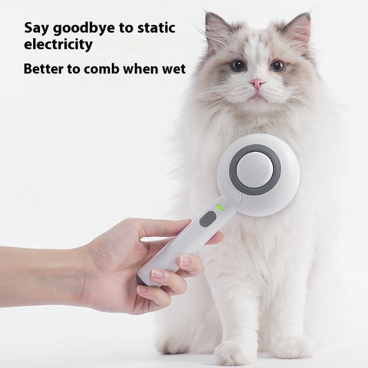 Peine Spray Masajeador para Gatos - Limpieza y Relajación