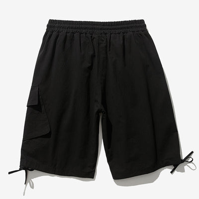 Pantalones Cortos Rectos de Algodón Puro Lavado - Básico Versátil para Hombre - Image 8