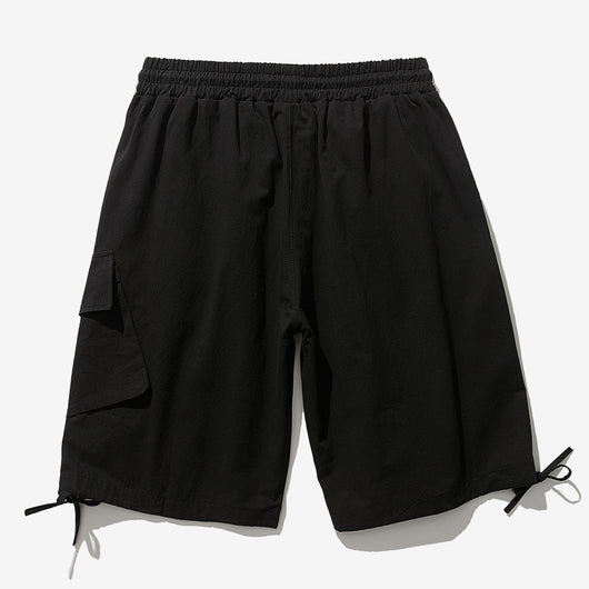 Pantalones Cortos Rectos de Algodón Puro Lavado - Básico Versátil para Hombre - Image 8