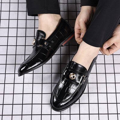 Mocasines Casuales Cuadrados Talla Grande para Hombre - Image 4
