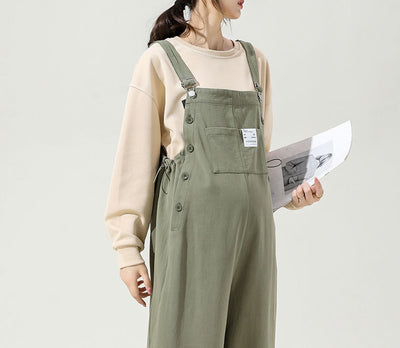 Pantalones Maternales Holgados Talla Grande para Exterior - Image 17